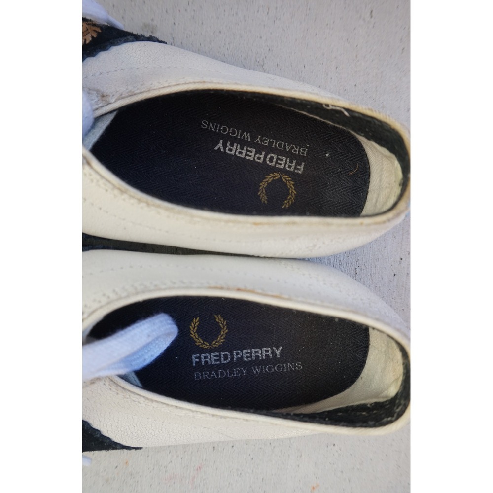 Fred Perry Bradley Wiggins "Shadley Wooling" Tennis Shoes Sneakers Mens size 7.5 - Picture 8 of 9